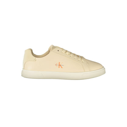 Calvin Klein Damen-Sneaker aus beigem Polyurethan