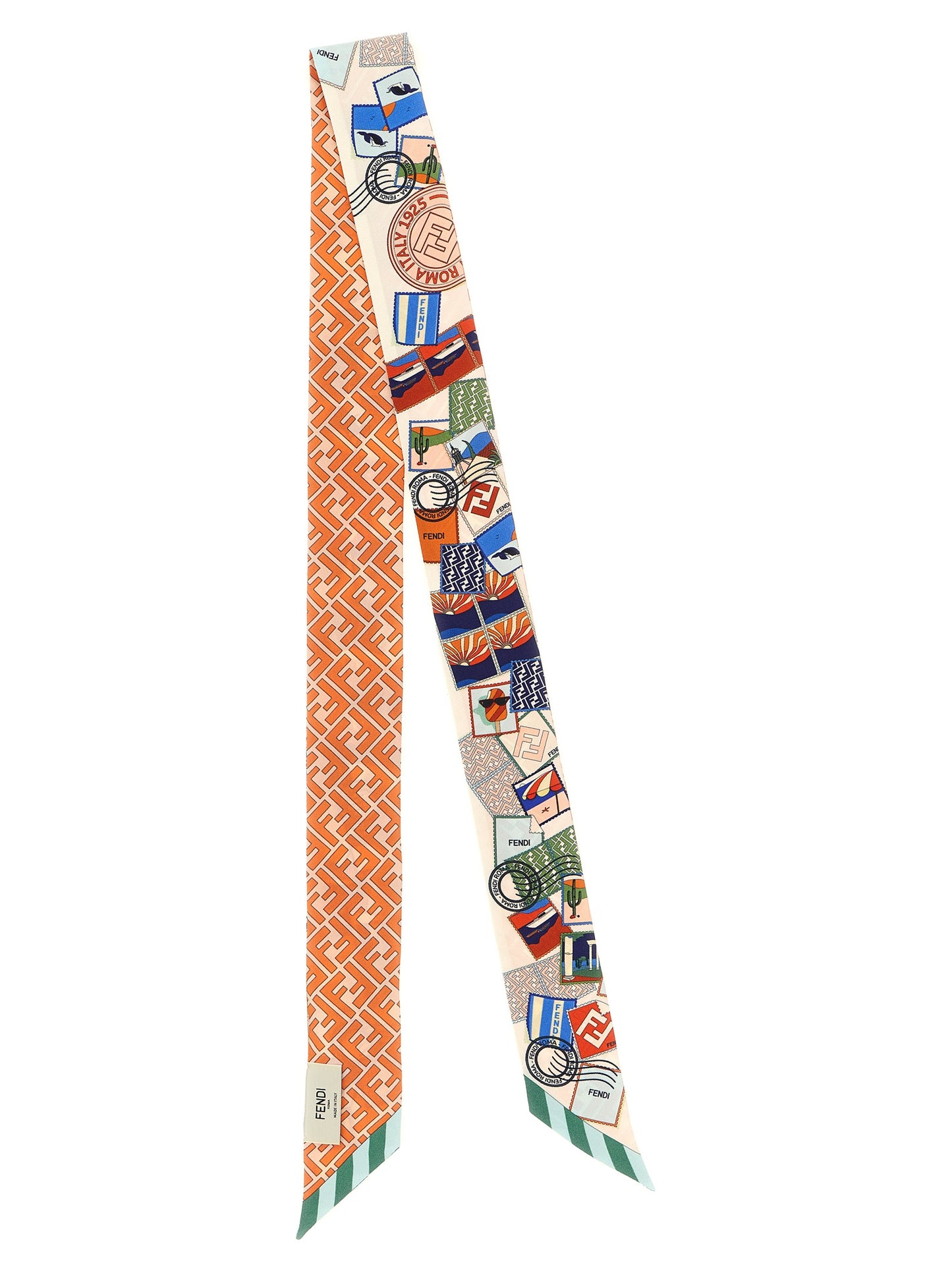 Fendi Haarband aus Seide in Multicolor