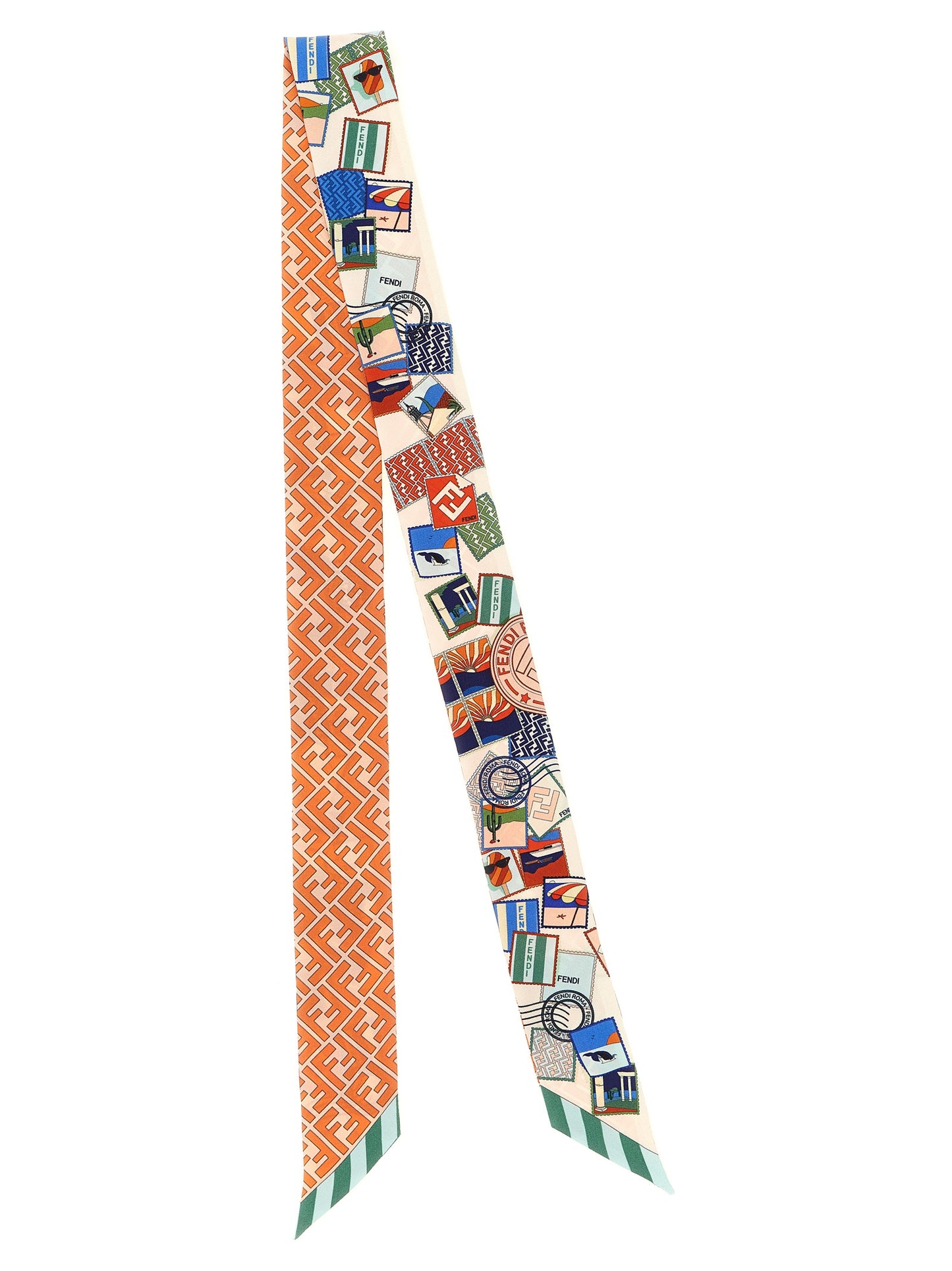 Fendi Haarband aus Seide in Multicolor