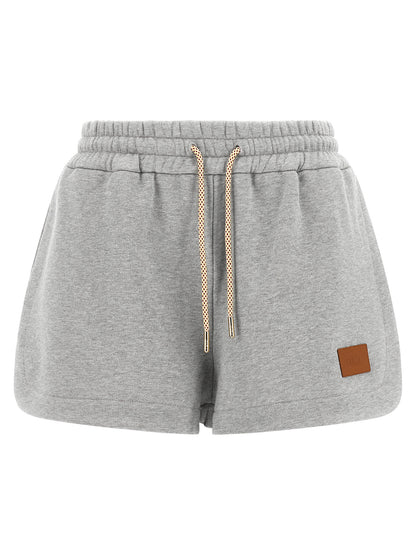 Fendi Graue Cargoshorts aus Baumwolle