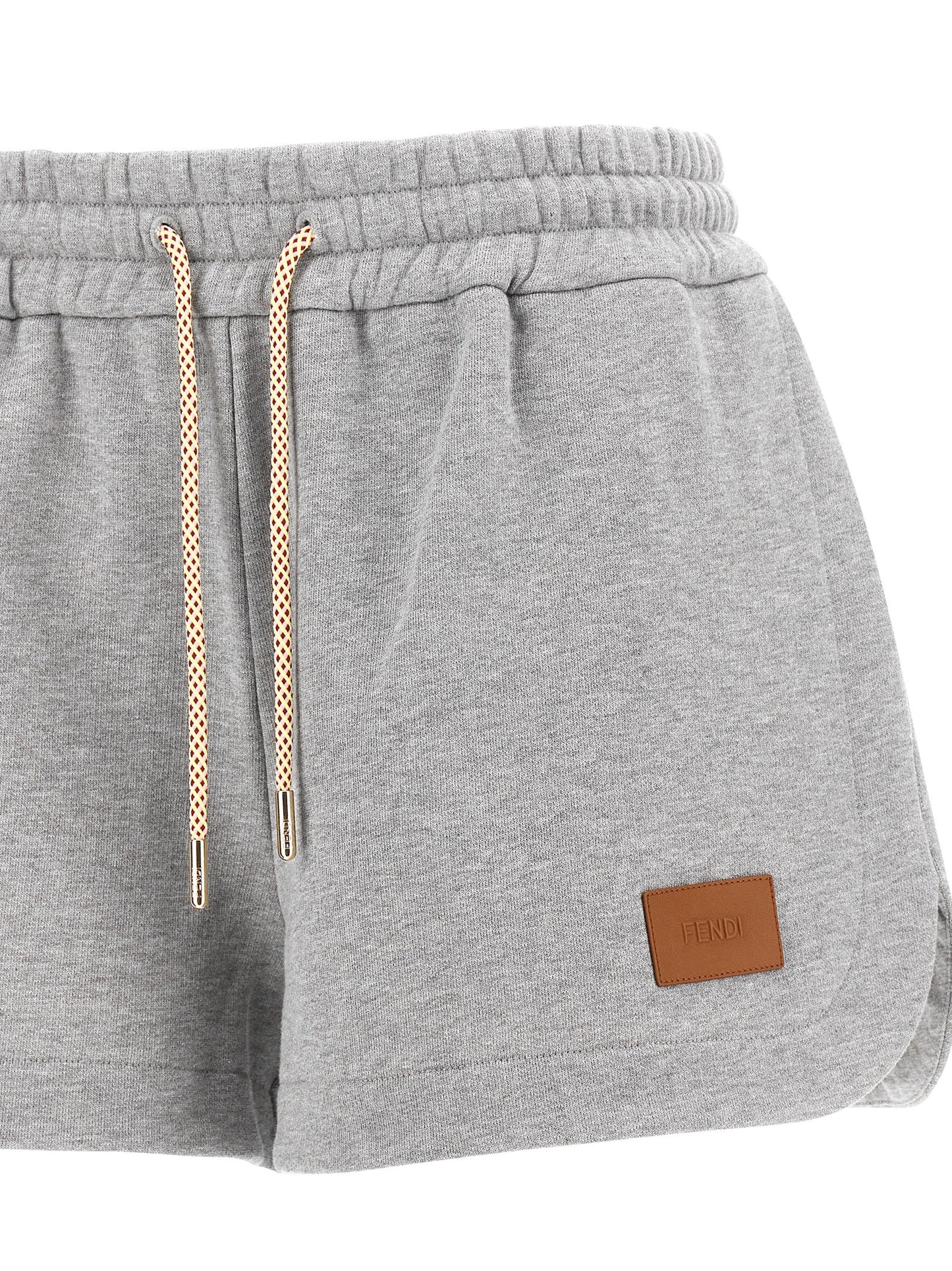 Fendi Graue Cargoshorts aus Baumwolle