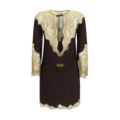 The Attico Mehrfarbiges Freizeitkleid aus Acetat