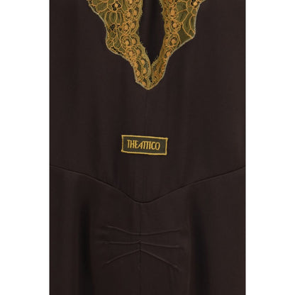 The Attico Mehrfarbiges Freizeitkleid aus Acetat
