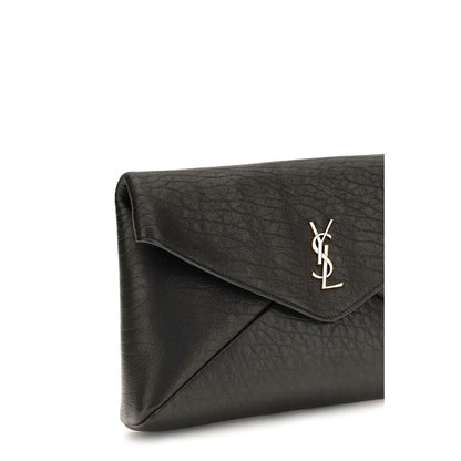 Saint Laurent Schwarzes Lamm Ovis Aries Aries Portemonnaie