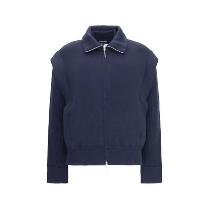 Giorgio Armani Blauer Woll-Oversize-Bomber