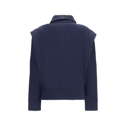 Giorgio Armani Blauer Woll-Oversize-Bomber