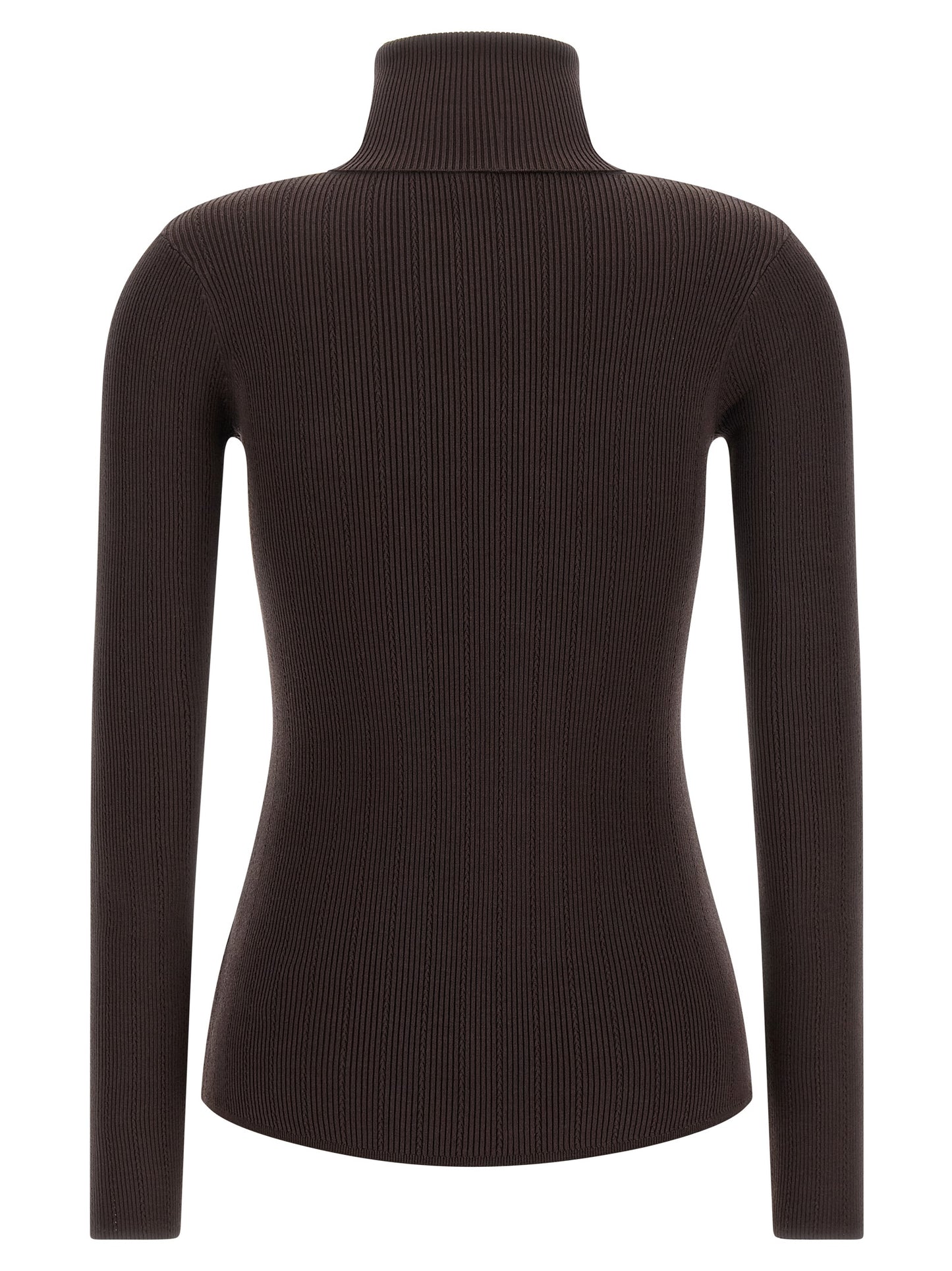 Elisabetta Franchi Brauner Lycra Cardigan