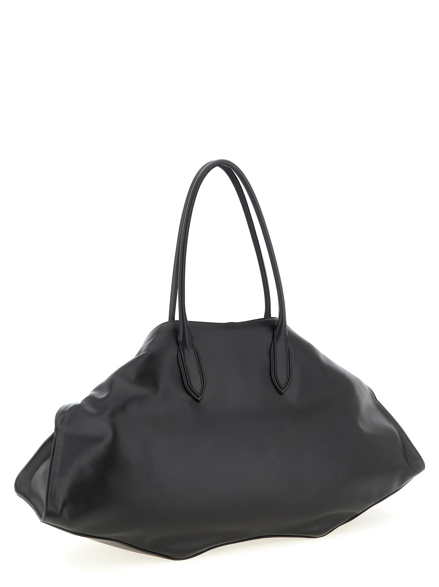 Alexander McQueen Schwarze Kalbsleder-Schultertasche