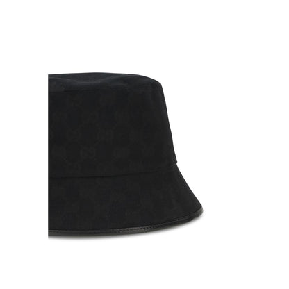 Gucci Schwarzer Eimerhut aus Polyester