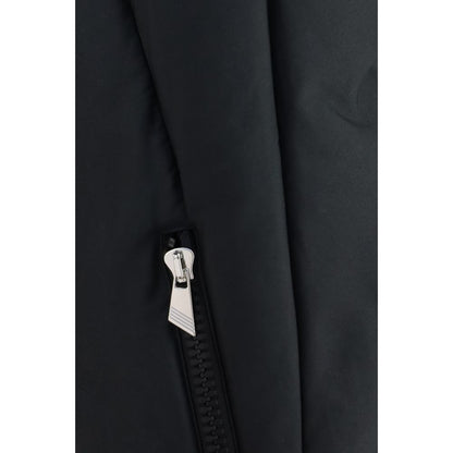The Attico Schwarze Baumwoll-Shell-Jacke