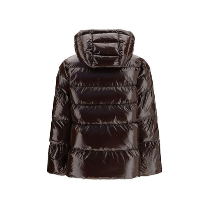 PINKO Eleodoro Braune Steppjacke aus Polyamid