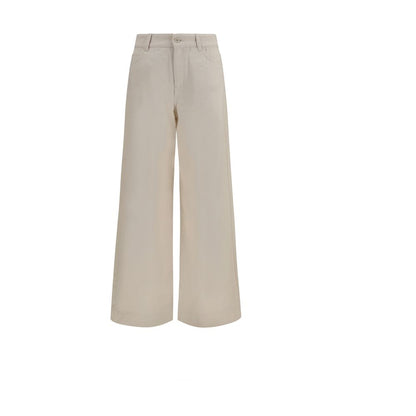 Max Mara Weiße Baumwollhose im Casual-Look