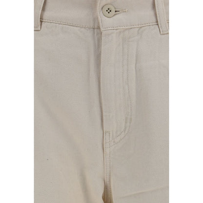 Max Mara Weiße Baumwollhose im Casual-Look