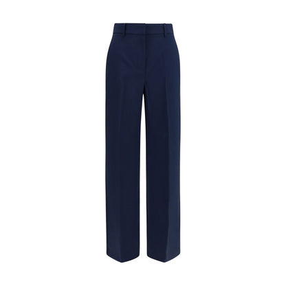 Max Mara Blaue Hose aus Wolle Oves Aries