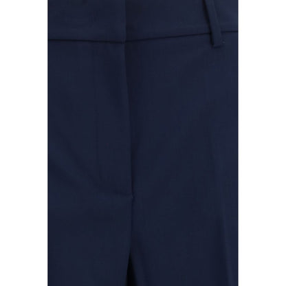 Max Mara Blaue Hose aus Wolle Oves Aries
