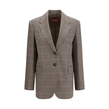 Max Mara Brauner Woll-Blazer Aries