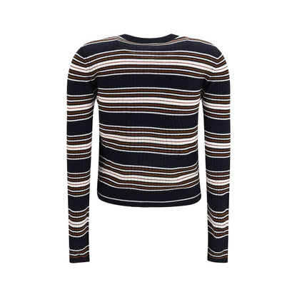 Max Mara Blauer Seiden-Cardigan