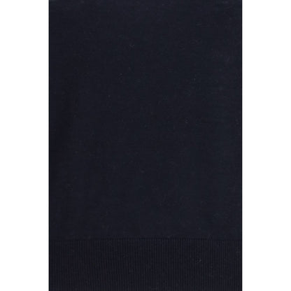 Max Mara Blaues Seiden-T-Shirt