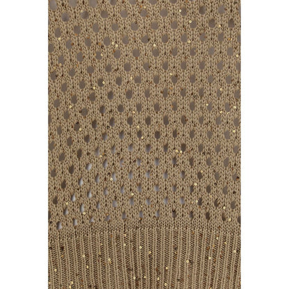 Max Mara Beige Baumwoll-Sweatshirt