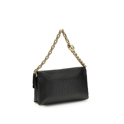 Gucci Schwarze Bos Taurus Kalbsleder Schultertasche