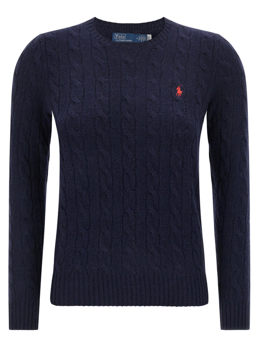 Polo Ralph Lauren Blauer Wollcardigan
