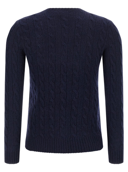 Polo Ralph Lauren Blauer Wollcardigan