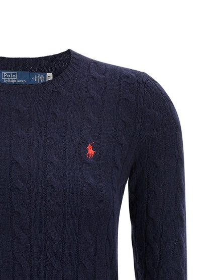 Polo Ralph Lauren Blauer Wollcardigan