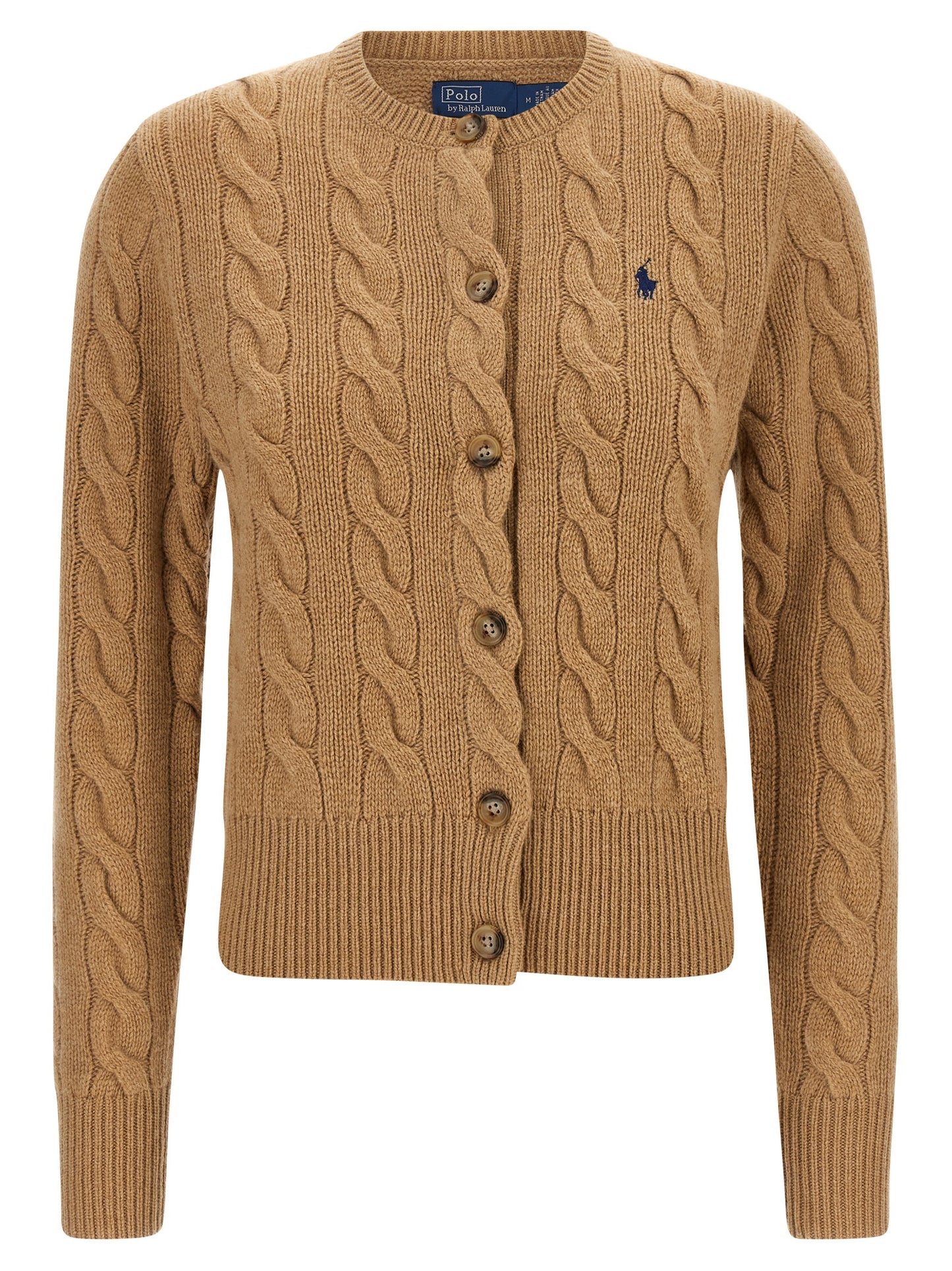 Polo Ralph Lauren Beige Wollstrickjacke