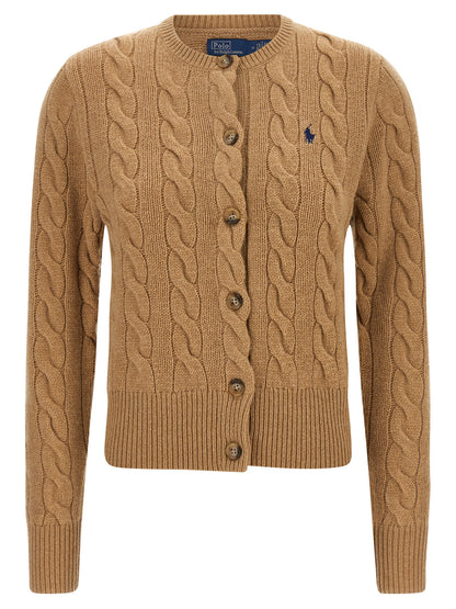 Polo Ralph Lauren Beige Wollstrickjacke