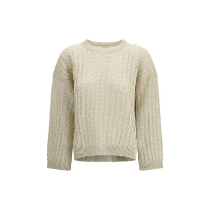 Brunello Cucinelli Beige Leinen Sweatshirt