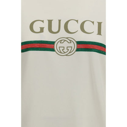Gucci Weißes Baumwoll-Sweatshirt