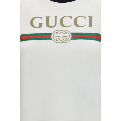 Gucci Weißes Baumwoll-T-Shirt
