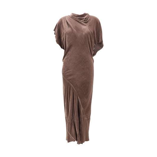 Rick Owens Seb Langkleid aus Viskose-Seiden-Mix