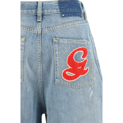 Golden Goose Blaue Baumwoll-Boyfriend-Jeans
