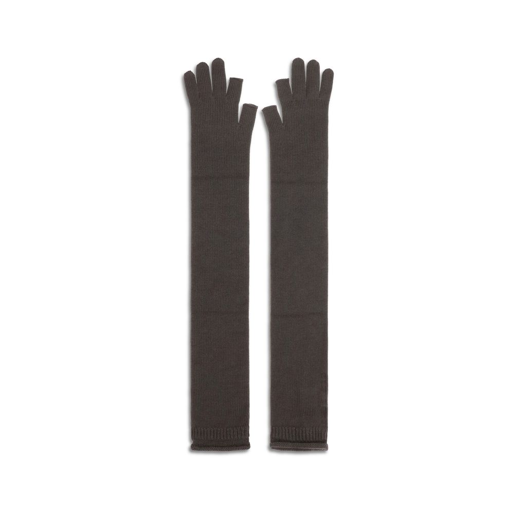 Rick Owens Graue Wollhandschuhe Oves Aries