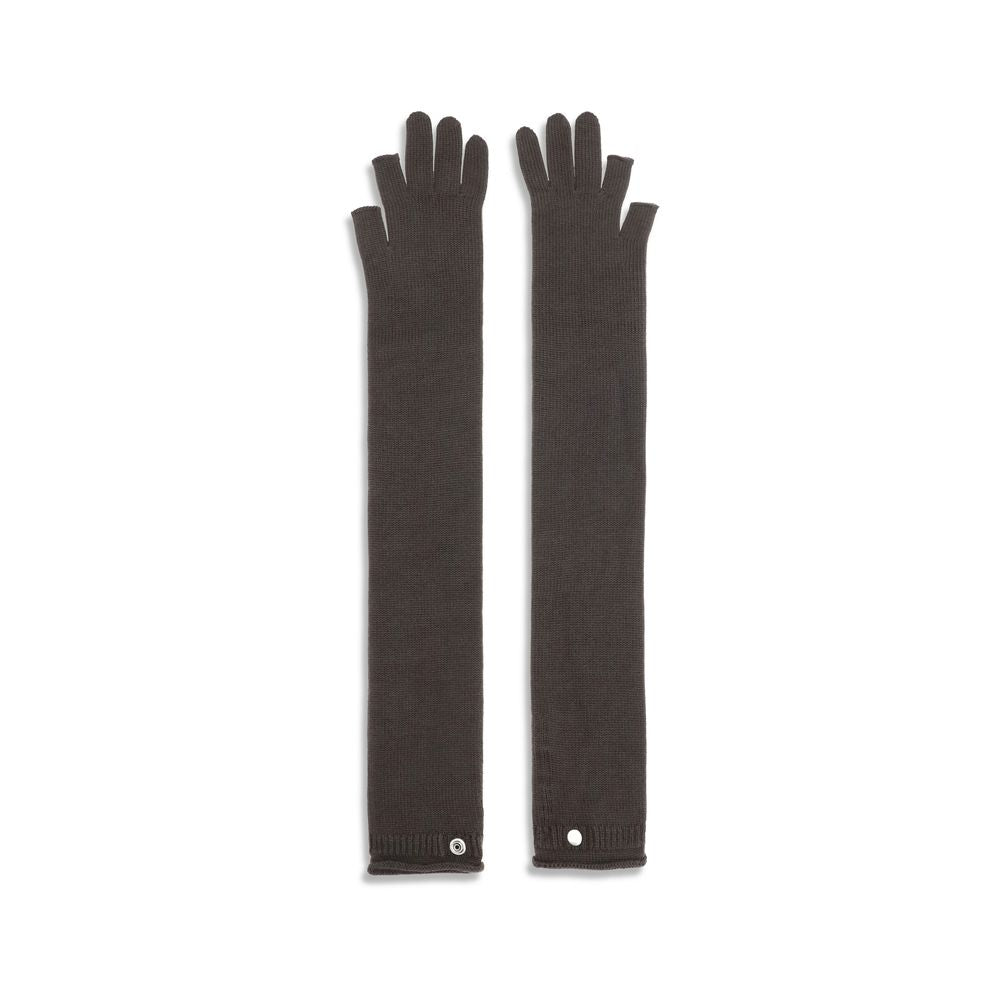 Rick Owens Graue Wollhandschuhe Oves Aries