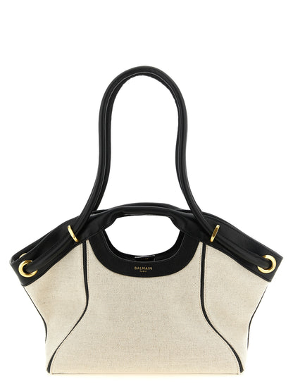 Balmain Zweifarbige Baumwolltasche