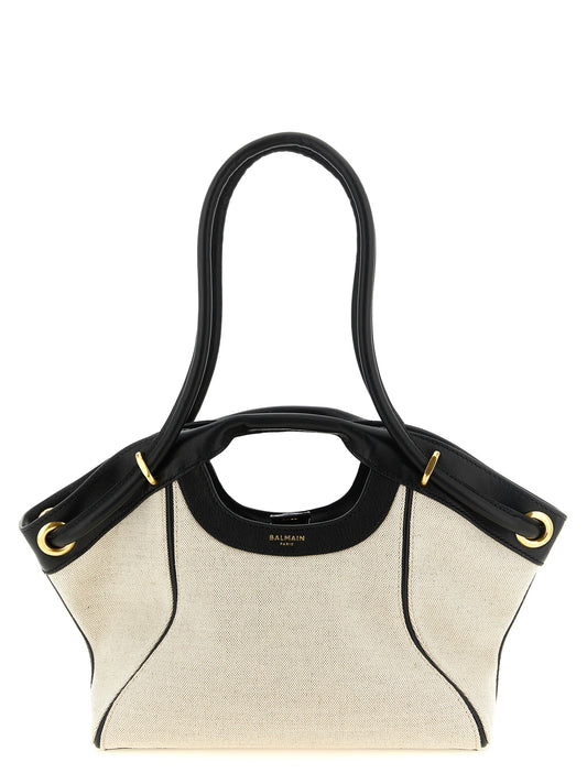 Balmain Zweifarbige Baumwolltasche