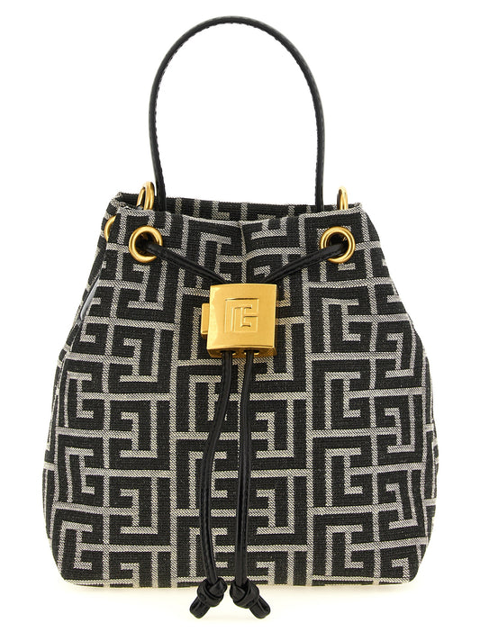 Balmain Zweifarbige Handtasche aus Polyester
