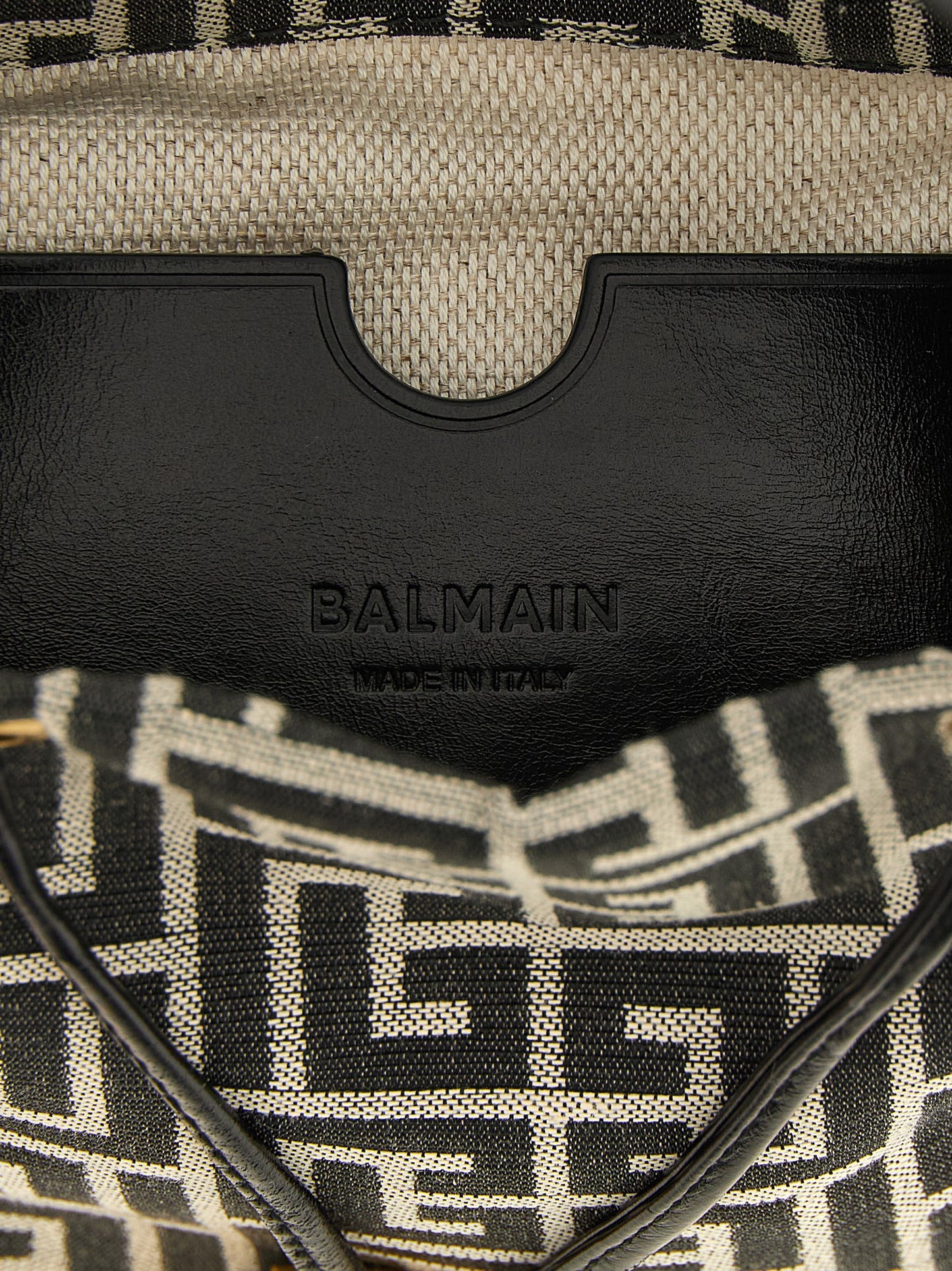 Balmain Zweifarbige Handtasche aus Polyester