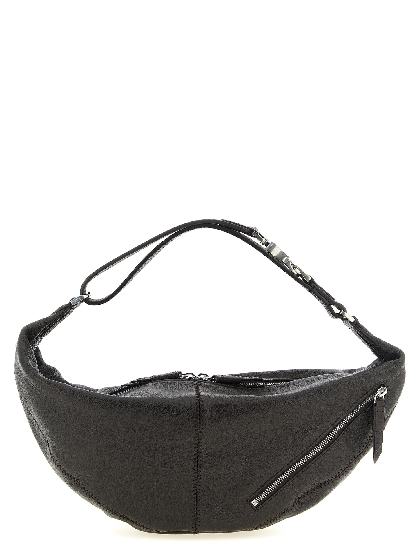 Lemaire Braunes Kalbsleder Damen Crossbody Tasche
