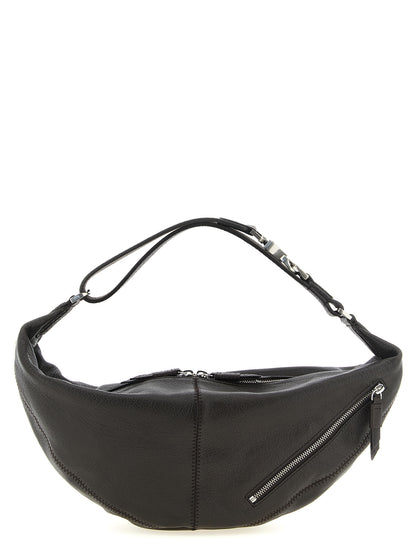 Lemaire Braunes Kalbsleder Damen Crossbody Tasche