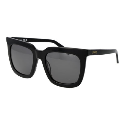 Emilio Pucci Schwarze Sonnenbrille aus Acetat