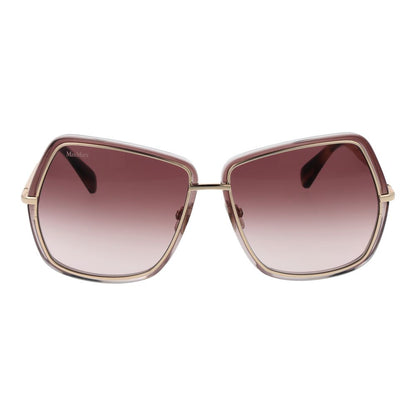 Max Mara Sonnenbrille aus Goldmetall