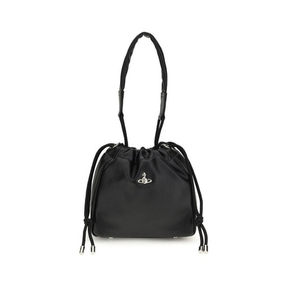Vivienne Westwood Schwarze Schultertasche aus Polyethylen