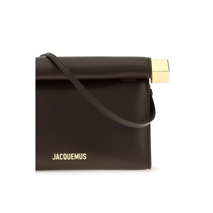 Jacquemus Braune Lammleder Ovis Aries Aries Clutch Bag