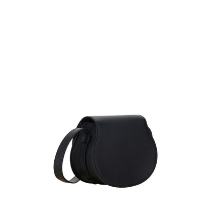 Chloé Schwarze Bos Taurus Kalbsleder Schultertasche