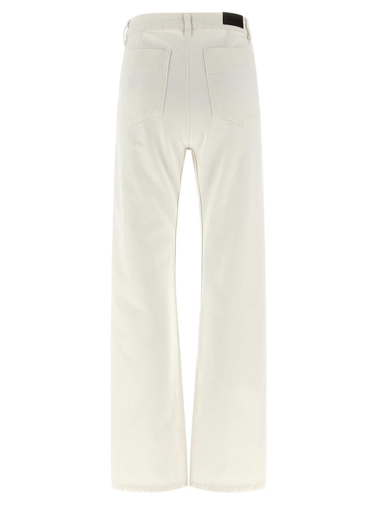 Lemaire Weiße High-Waist-Jeans aus Baumwolle