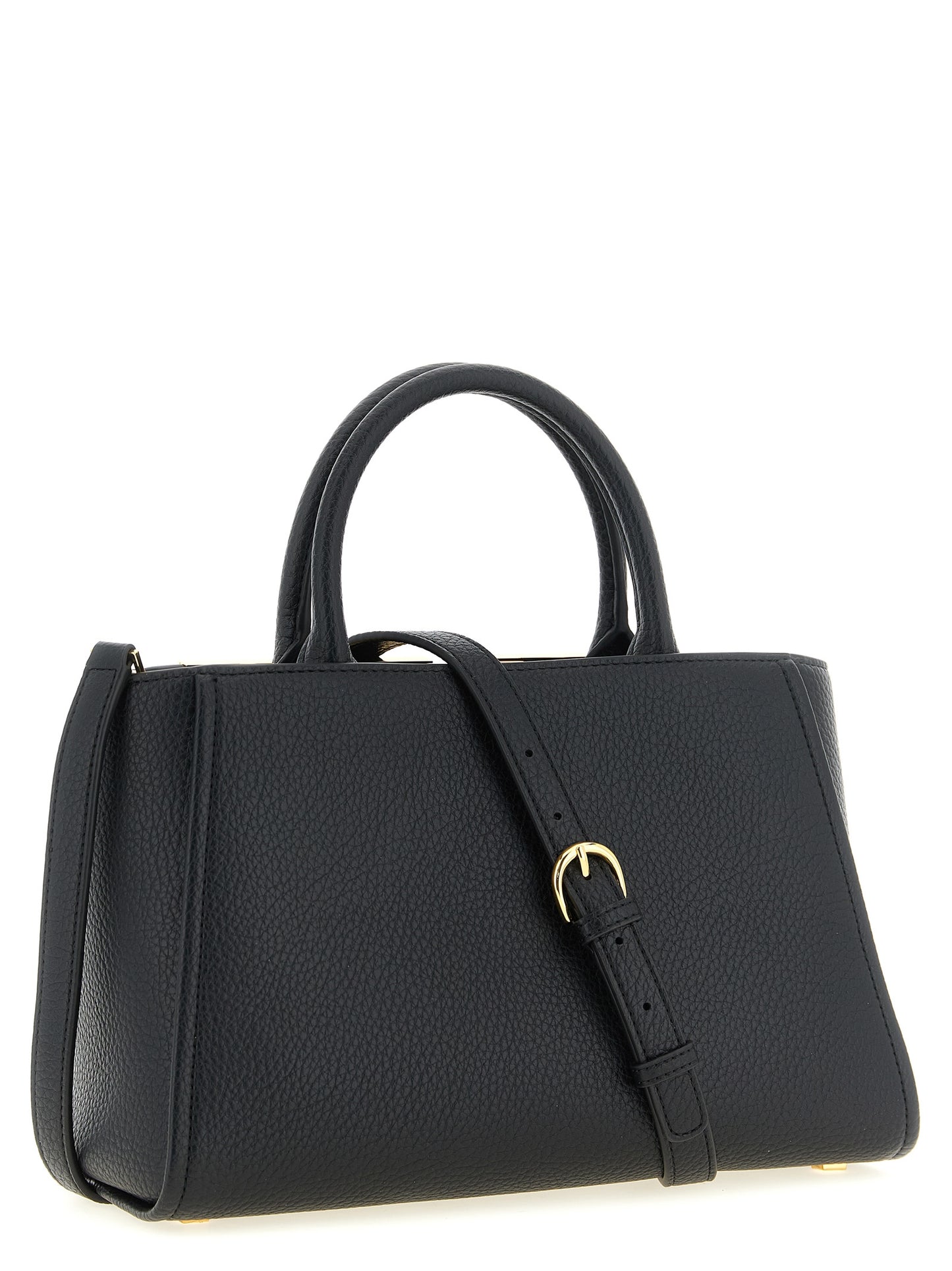 Elisabetta Franchi Schwarze Tote Bag aus Polyester