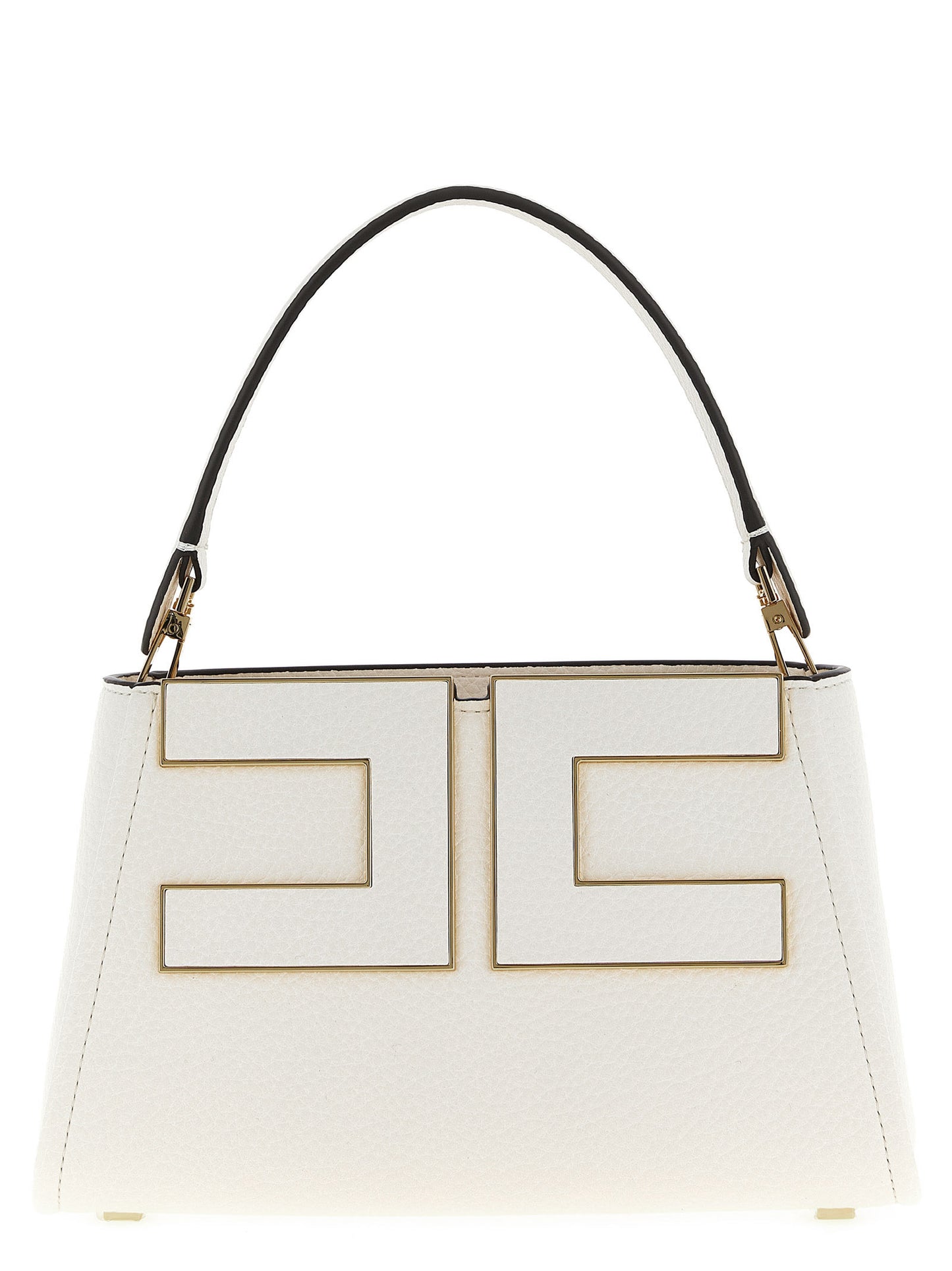 Elisabetta Franchi Weiße Handtasche aus Polyester